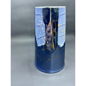 Stunning Coffee‎ Cup Metallic look with copper reflections stoneware